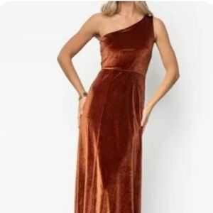 NWT Baltic Born Rust Velvet Maxi Dress (Tatiana)